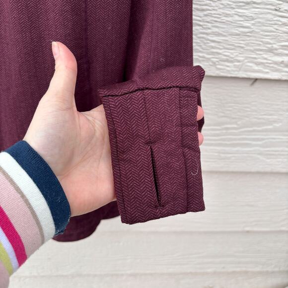 MONDETTA Solid Core Half Zip Womens Thick Knit Burgundy Pullover XS Base‎ Layer - Picture 4 of 6